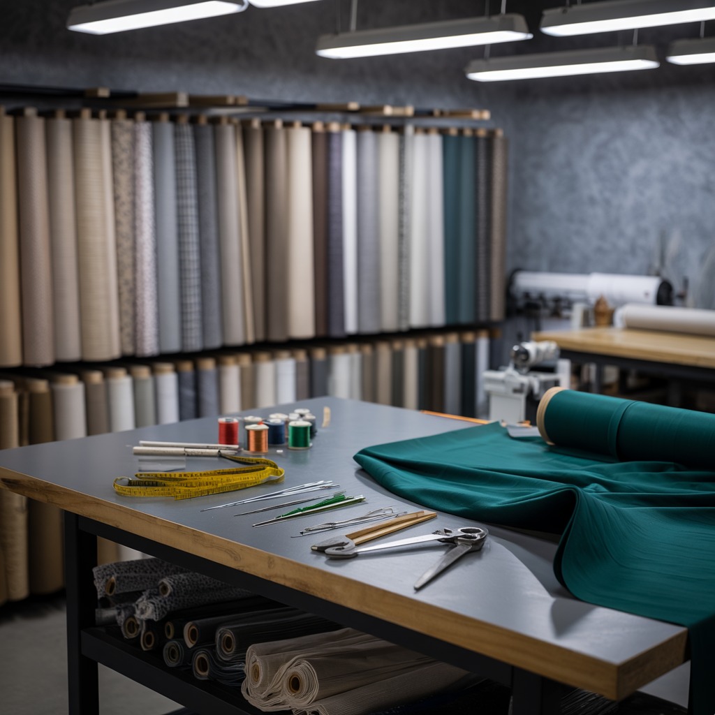 Our workshop where we craft premium blinds and curtains